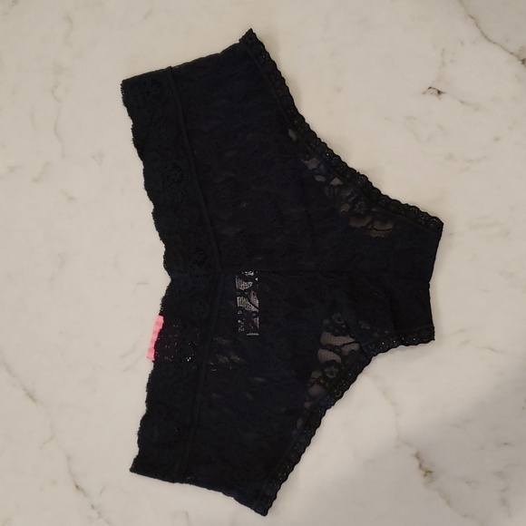 Cheeky Lace Hipster Maidenform Women Size 7 Large Black - Picture 3 of 5